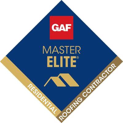 Pinnacle Roofing is a GAF Certified Master Elite Residential Roofing Contractor!