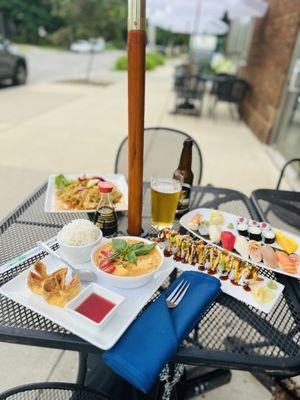 Lunch combination at Our Patio