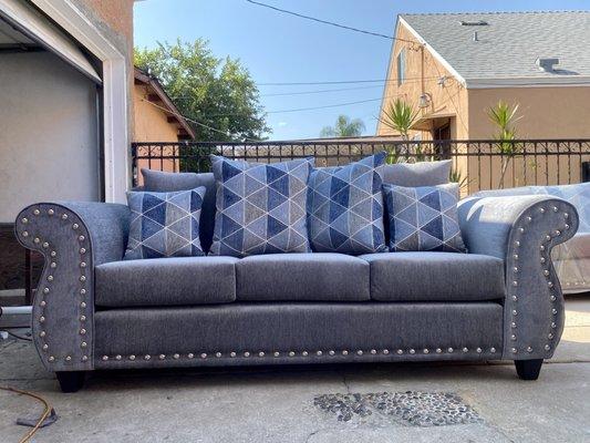 Locally Made  Living room Set 2pc Sofa Set. Love Seat and sofa With a 2 year warranti for just $950