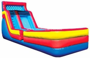 When it's hot out, this jumbo water slide is just what the kids need to cool off! boomersbounces.com