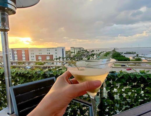 Dirty Martini over the Peace River