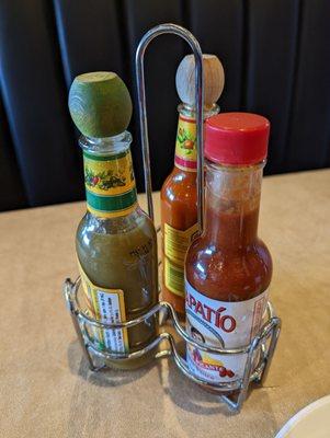 Variety of sauces