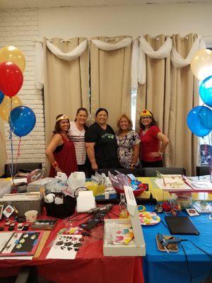 Wonder Woman birthday party at MCF