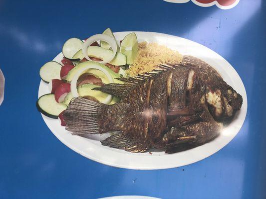 Mojarra frita