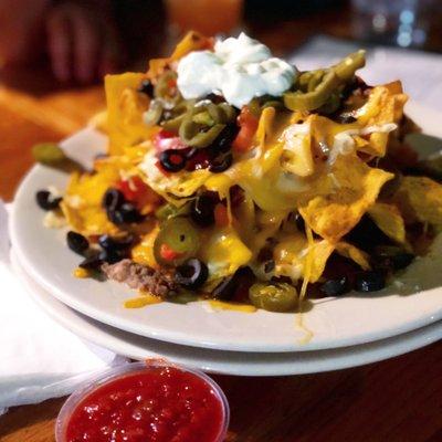 Beef and Bean Nachos