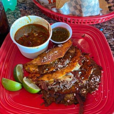 Queso Birria Tacos