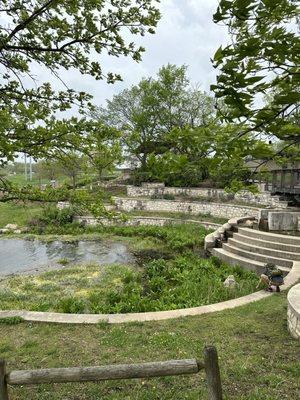 Lakeside of stonewall shelter