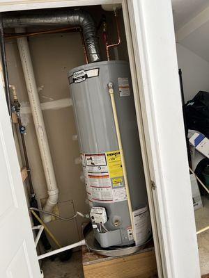 Water heater installation