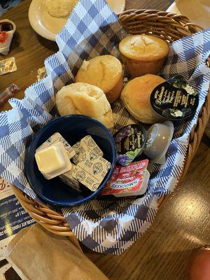 Biscuits and Corn Muffins