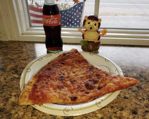 Slice of cheese pizza from Saco Bay Variety in Saco, ME