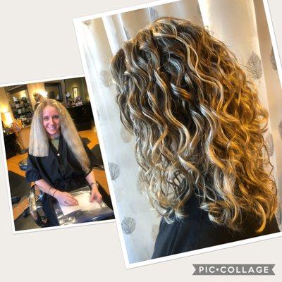 Donating locks of natural curls