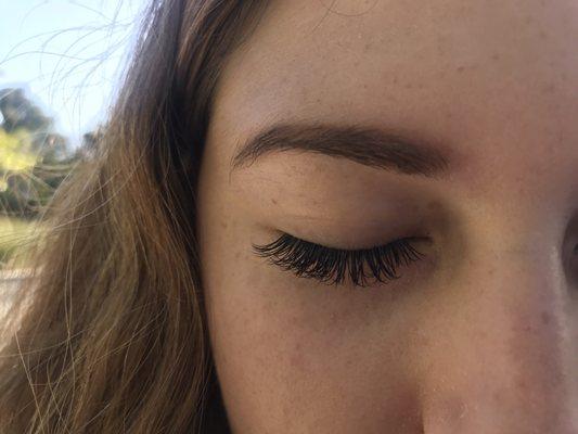 Got my eye lash extensions filled by Adrianna and I love how they turned out!