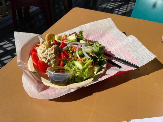 Stuffed tomato with tuna salad