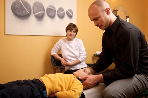 Chiropractic for children is completely safe and effective. Ear infections, headaches, sports injuries, etc can be helped!