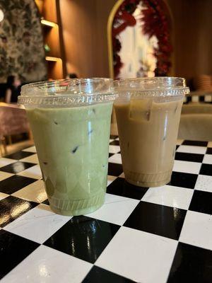 Summer Berry Matcha Latte, Southern Wedding Cake Latte