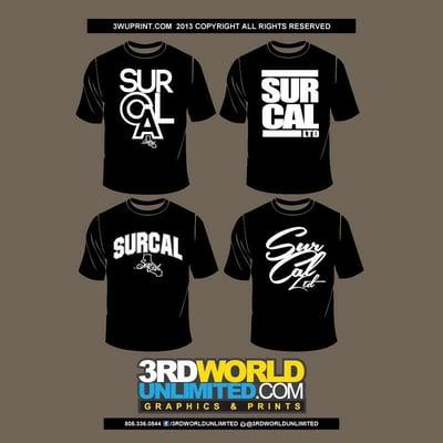 Sur Cal Limited™ clothing company is proud to be associated with 3rd World Unlimited Graphics & Prints.