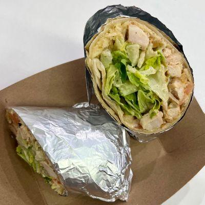 Get your greens in with the Chicken Caesar wrap!