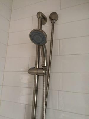 Shower head and arm