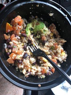 Mexican bowl --"simple -yum ."