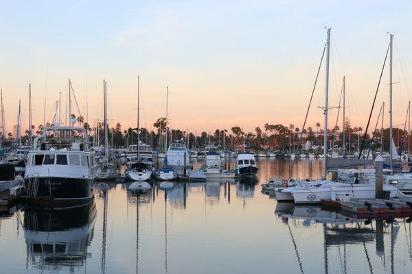 Beautiful harbor views