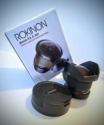 Elite Brands Products Rokinon 8mm F3.5 HD Fisheye Lenses are terrific!