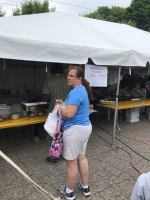 Ha! I was trying to get a pic of the menu and this lady walks right in front.