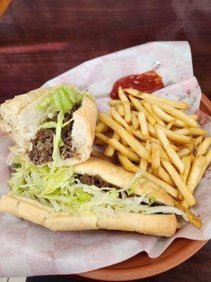 Great Salty fries and always the best steak and cheese ever.