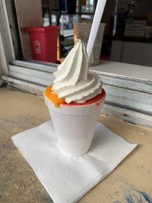 Mango and strawberry gelati