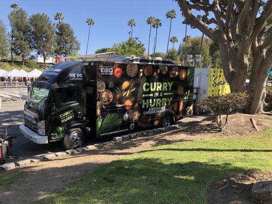 Curry in a Hurry Food Truck on the move