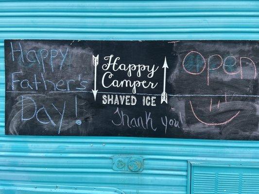 Happy Camper Shaved Ice