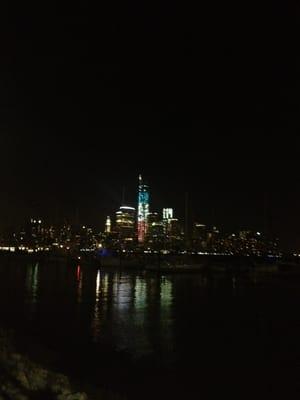 Freedom tower from Jersey