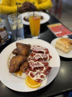 Oxtail and Grits & BJE Chicken and Waffles