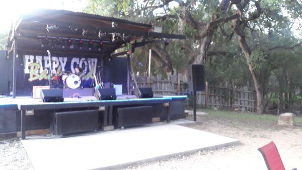 Outdoor stage