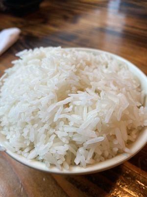 Steamed Steam White Rice