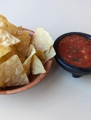 Chips and salsa.