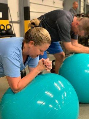 Our small group personal training offers individualized workouts in a supportive, open atmosphere