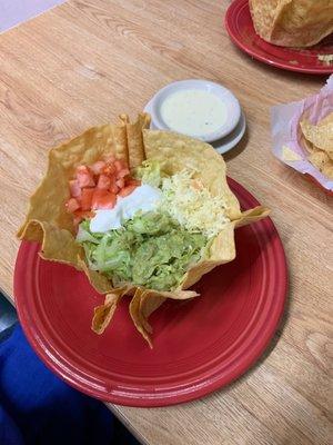 Taco Salad w/ground beef