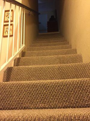 We specialize in stair cleaning all individual hand brushed each stair to perfection!