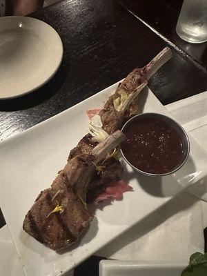 Lamb chop lollipops