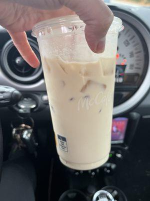 Carmel macchiato iced