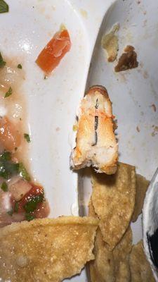 Dirty Shrimp in my Shrimp Quesadilla