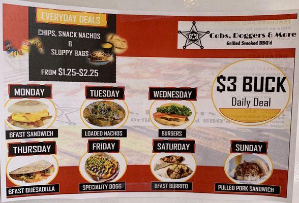 Daily Specials