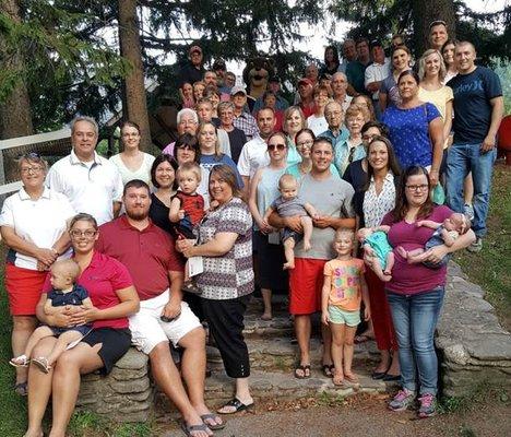 Carthage Savings group photo at NYS Zoo at Thompson Park, Watertown, NY