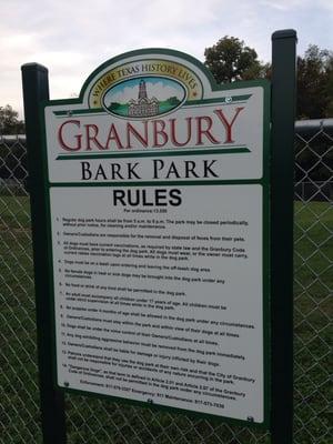 Granbury Bark Park