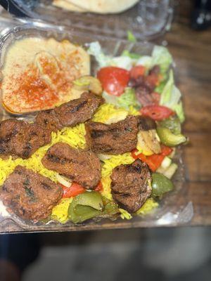 Beef Kabob Plate