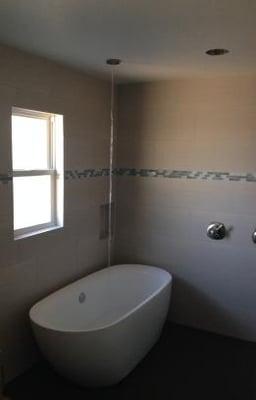 Fill your tub from the ceiling? Why not? Standardized Plumbing can Standardize it!