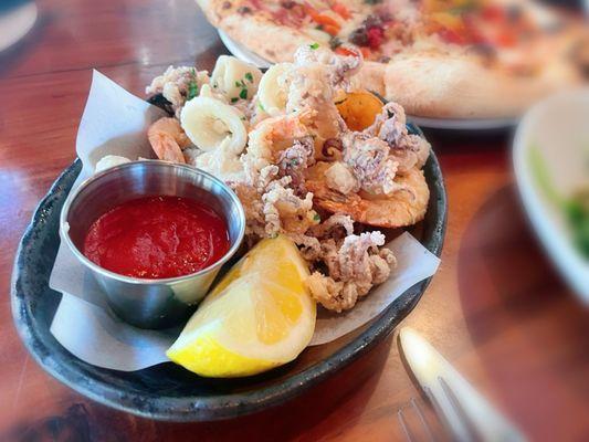 Fried Calamari and Shrimp