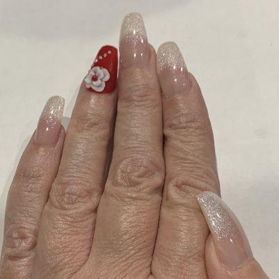 Beautiful nails for Valentine's Day