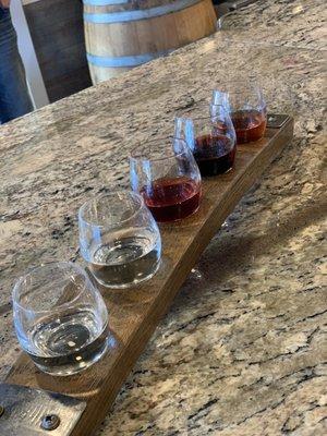 Flight of 5 wines