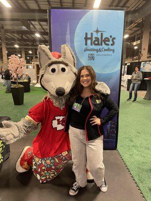 A special visitor at The Home Show